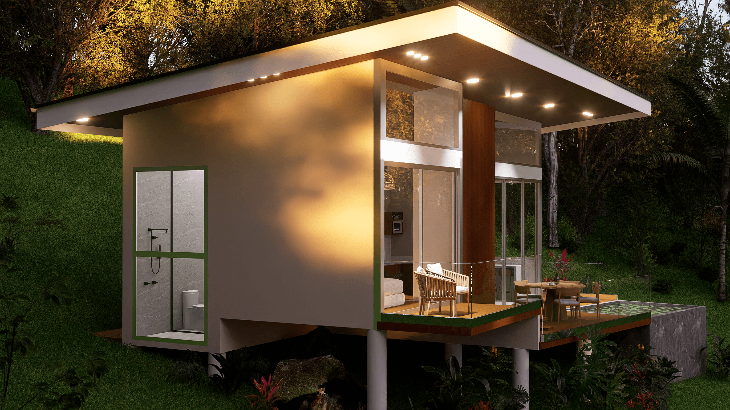 Lovi Lovi, view 3, residential project in Escaleras, Dominicalito, Osa