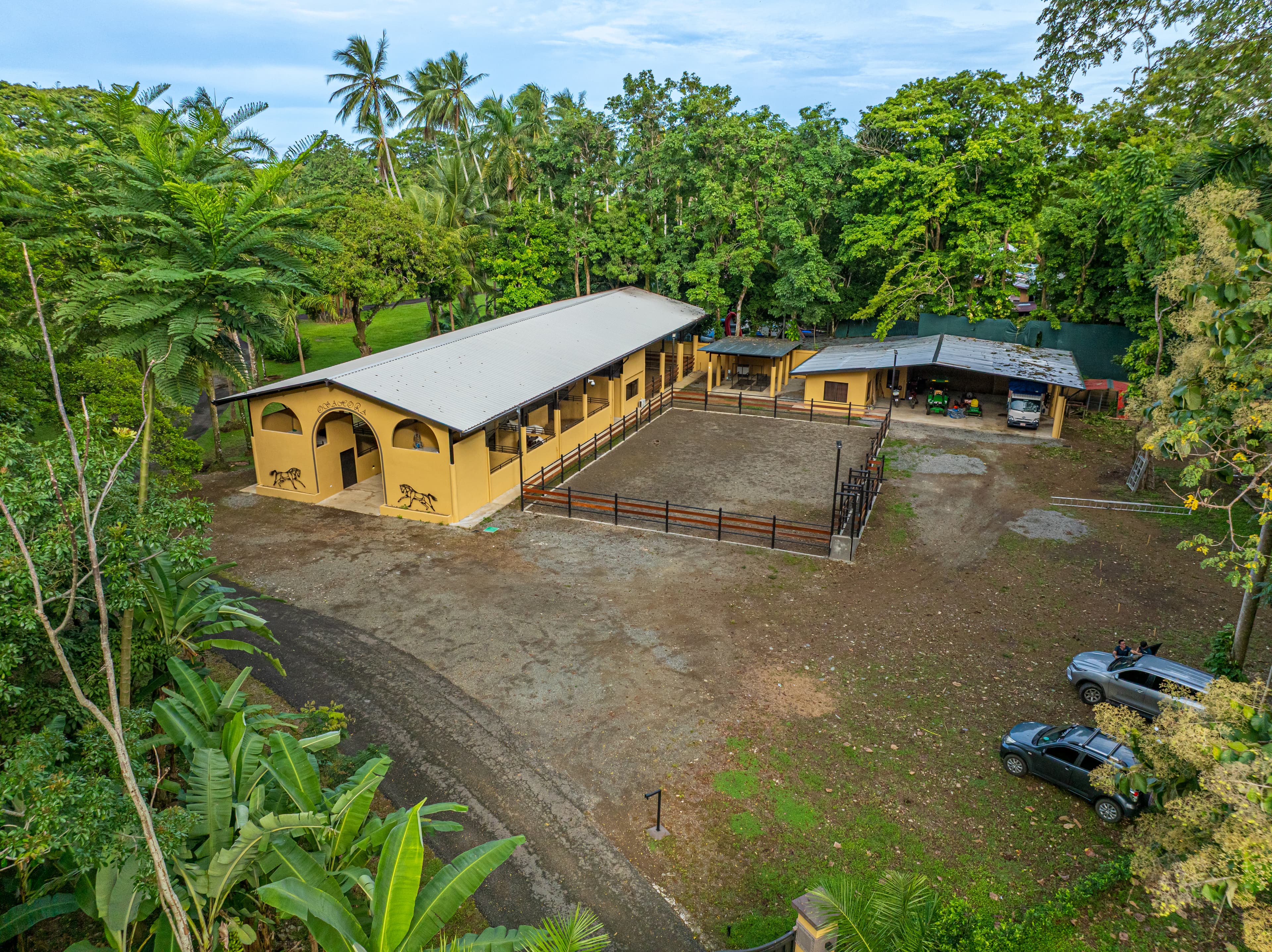 Osahora Stable, view 3, equestrian project in Dominical, Osa